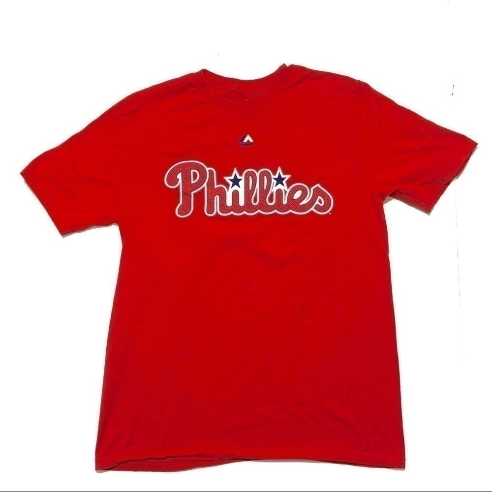 Phillies Kids T-Shirt XL MLB Philadelphia Red Youth